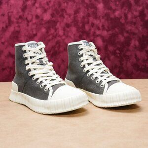 Camperlab Women Gender Dark Gray Canvas High Top Bootie Sneakers 8.5US EUR39